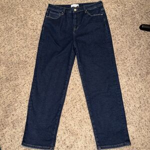 Risen LA Boyfriend Fit Womens Jeans Size 15/32 Medium Wash High Rise Stretch 27”